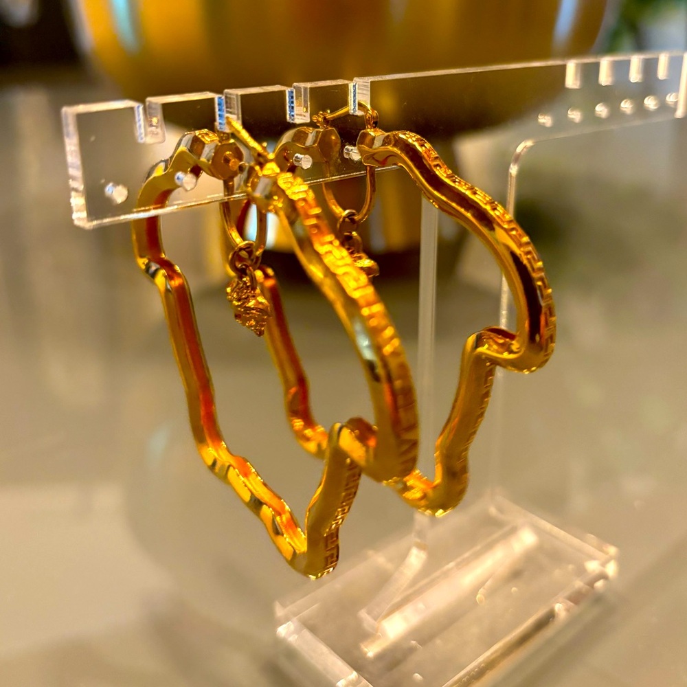 Versace Medusa Hoop Earrings
